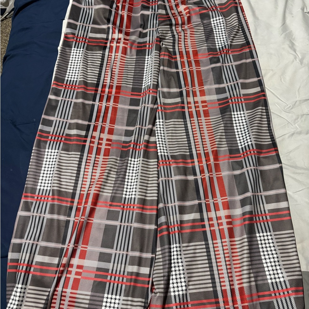 Plaid Women's Skirt in Red and Black
